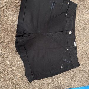 Time and Tru Charcoal Denim Shorts